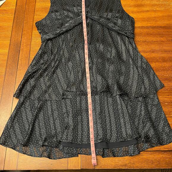 Banana Republic Polka Dot Ruffle Tiered Dress - Plus Size 20 - Picture 13 of 16